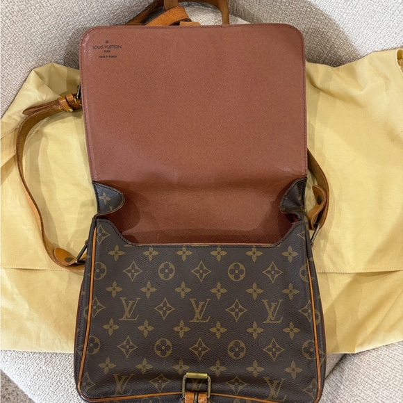 Authentic Louis Vuitton cartouchiere GM monogram crossbody vintage - Picture 3 of 13